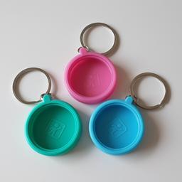 Custom AirTag keychains created from photo of your choice