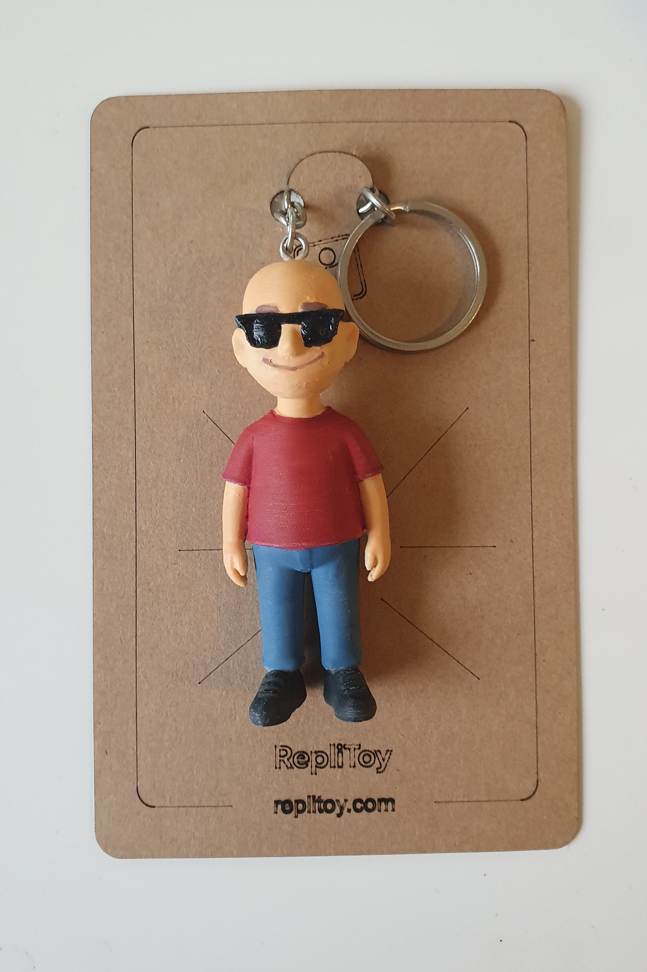 3D Figurine Keychain from Photo